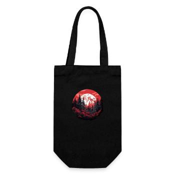 Nuit rouge - Sac à bouteille - noir - Devant