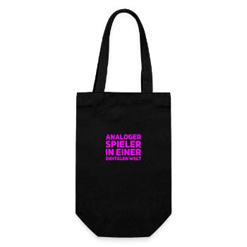 Le monde analogique - Sac à bouteille - noir - Devant