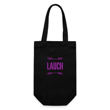 I'm a leek - Gift Bag for Bottles - black - Front