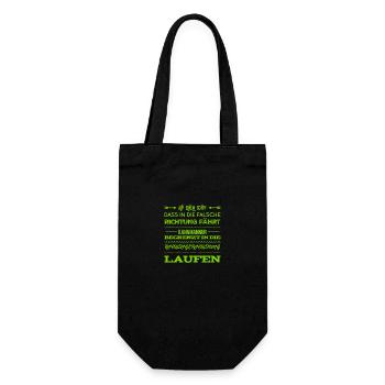It's a bit fuzzy - Gift Bag for Bottles - black - Front