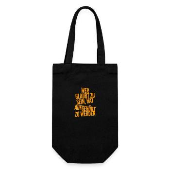 Development is always possible - Gift Bag for Bottles - black - Front