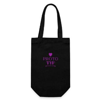 There's only one me - Gift Bag for Bottles - black - Front