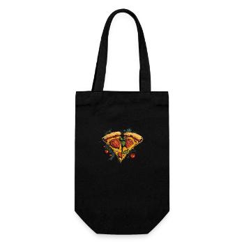 J’adore la pizza - Sac à bouteille - noir - Devant