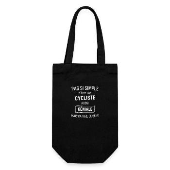 Cycliste GÉNIALE - Sac à bouteille - noir - Devant