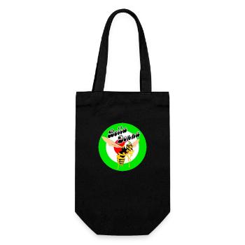 Wespe Mod Target Grünes Rondell Bella Donna - Geschenkbeutel für Flaschen - Schwarz - Vorne