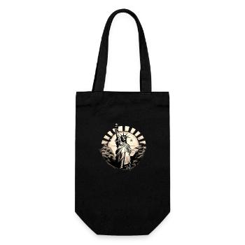 New York USA America Travel Tourist City - Gift Bag for Bottles - black - Front