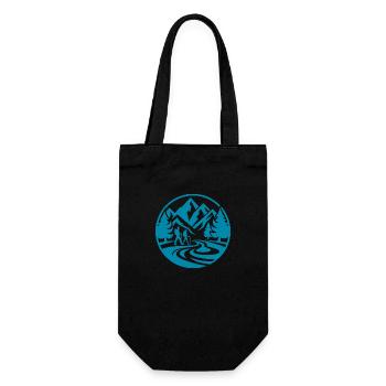 Wander - Gift Bag for Bottles - black - Front