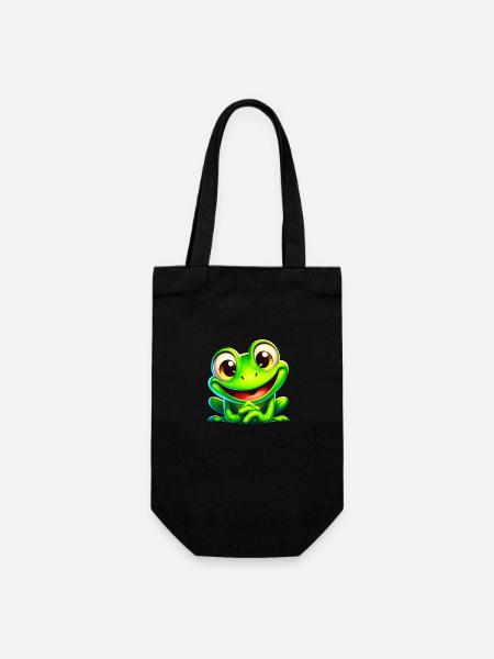 Grenouille coquine - Sac à bouteille - noir