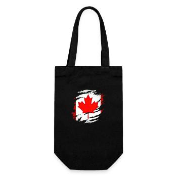 Kanada Kanada Nordamerika Reisen Maple Leaf Montreal - Geschenkbeutel für Flaschen - Schwarz - Vorne