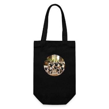 Dogs Family - Gift Bag for Bottles - black - Front