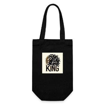 Noble Beast Crown - Geschenkbeutel für Flaschen - Schwarz - Vorne
