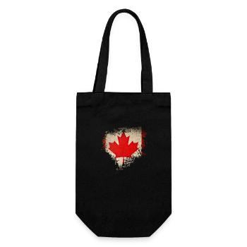 Kanada Kanada Nordamerika Reisen Maple Leaf Montreal - Geschenkbeutel für Flaschen - Schwarz - Vorne