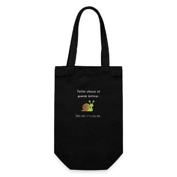 Petit vitesse et grande lenteur - Sac à bouteille - noir - Devant