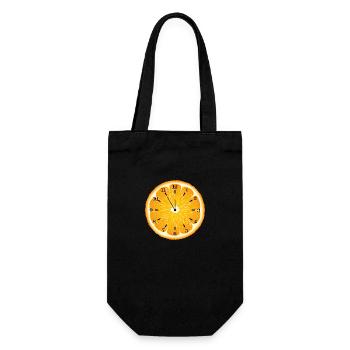 C’est l’heure de l’orange - Sac à bouteille - noir - Devant