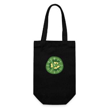 C’est l’heure du poivron - Sac à bouteille - noir - Devant