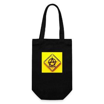 Ancap Anarchie - Geschenkbeutel für Flaschen - Schwarz - Vorne