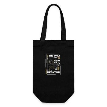 PC Online Keyboard Graphics - Gift Bag for Bottles - black - Front