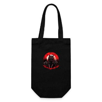 Rage des loups - Sac à bouteille - noir - Devant