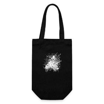 Biker Motorcycle Off-Road Riding Tattoo Style - Gift Bag for Bottles - black - Front