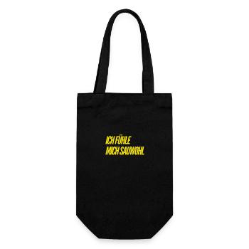 I feel very good - Gift Bag for Bottles - black - Front
