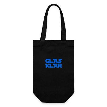 That's right - Gift Bag for Bottles - black - Front