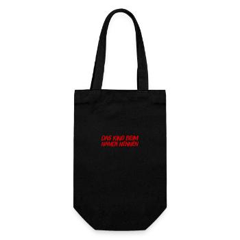 Honnêteté - Sac à bouteille - noir - Devant