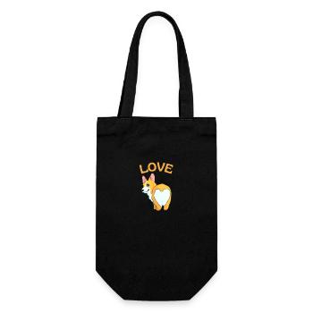 Love - Sac à bouteille - noir - Devant