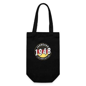 Limitierte Auflage Jahrgangs 1948 Vintage 1948 76 - Gift Bag for Bottles - black - Front