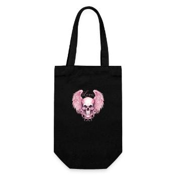 Love lifted me Valentine's Day Skeleton Gothic Wings - Gift Bag for Bottles - black - Front