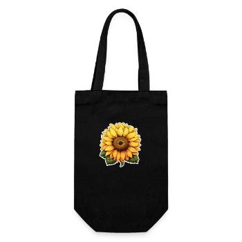 Tournesol - Sac à bouteille - noir - Devant