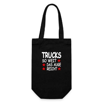 Truck - Geschenkbeutel für Flaschen - Schwarz - Vorne