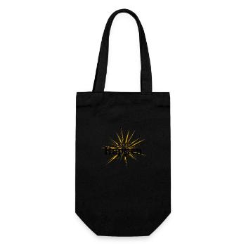 Let it happen - Gift Bag for Bottles - black - Front