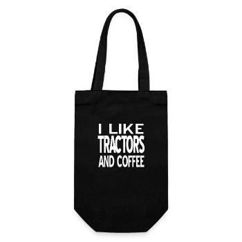 Tractors - Gift Bag for Bottles - black - Front