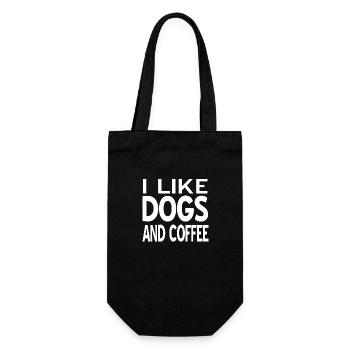 Canine - Gift Bag for Bottles - black - Front