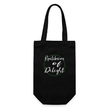 pure joy birthday present jokes joy quotes - Geschenkbeutel für Flaschen - Schwarz - Vorne