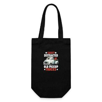 Facilement distrait par les vieilles camionnettes - Sac à bouteille - noir - Devant