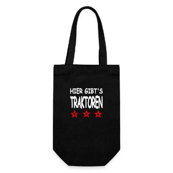 Tractors - Gift Bag for Bottles - black - Front