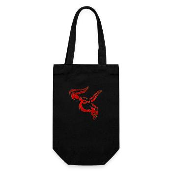 Bull Bull Head Head Logo Steak Beast Gym Horn - Gift Bag for Bottles - black - Front