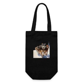 Il existe de nombreux types de chiens de traîneau - Sac à bouteille - noir - Devant
