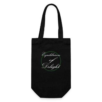 finding joy balanced living pure joy joy quotes - Geschenkbeutel für Flaschen - Schwarz - Vorne