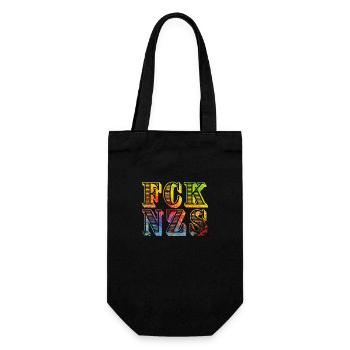 fcknzs speckled colours 08 - Geschenkbeutel für Flaschen - Schwarz - Vorne