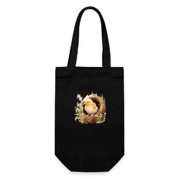 Poussin de printemps - Sac à bouteille - noir - Devant