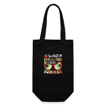 Goodbye 11th Grade Hello Summer - Gift Bag for Bottles - black - Front