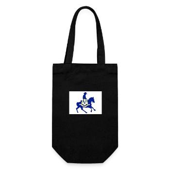 Connecticut State Flag Cowboy - Gift Bag for Bottles - black - Front