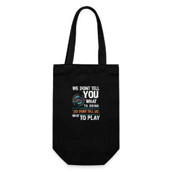 Music Techno Electro Rave - Gift Bag for Bottles - black - Front