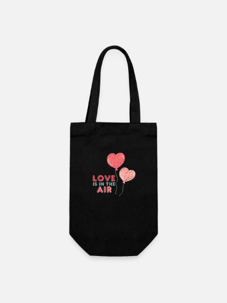 Il y a de l’amour dans l’air - Sac à bouteille - noir