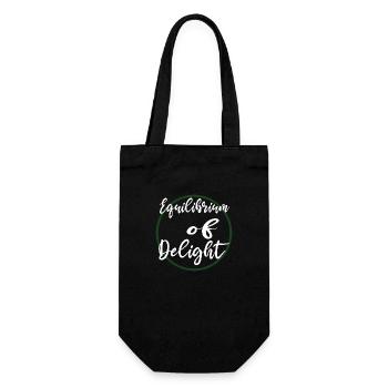 Geek Joyous Journey Birthday Humor Inner Joy - Gift Bag for Bottles - black - Front