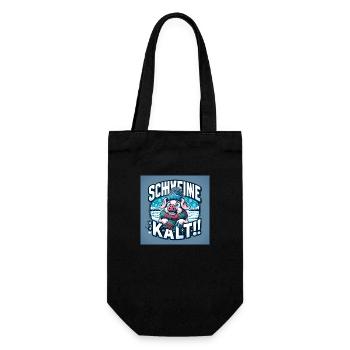 Pork cold - Gift Bag for Bottles - black - Front