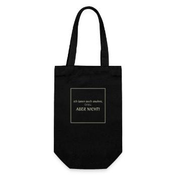 Drôle dicton drôle - Sac à bouteille - noir - Devant