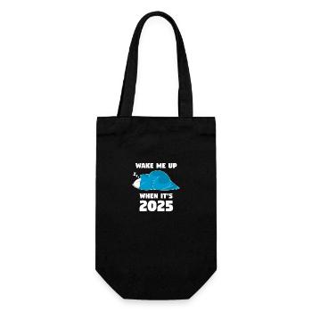 Réveille-moi quand il fait nuit en 2025 - Sac à bouteille - noir - Devant